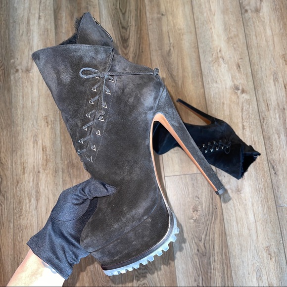 ALAÏA Black Platform Boots Size EU 41 / US 11 - Picture 7 of 14